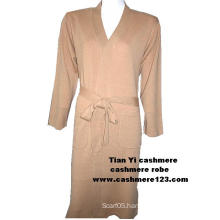 Cashmere Knit Bath Robe